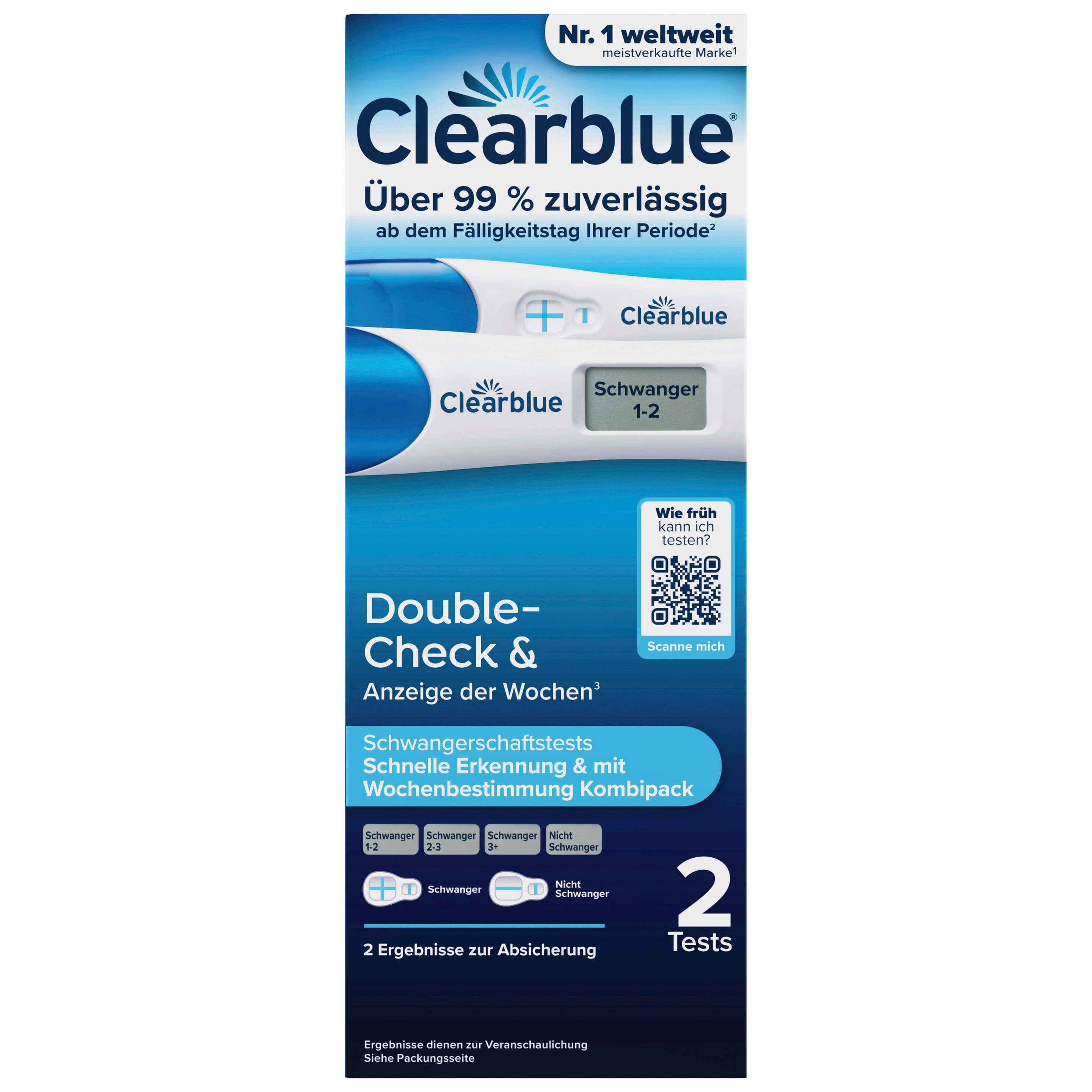 Clearblue Schwangerschaftstest Double-Check