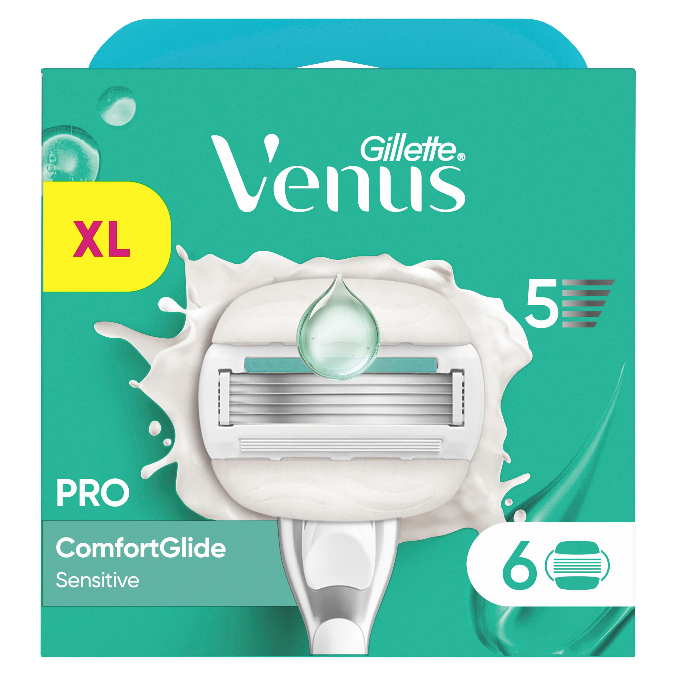 Gillette Venus Rasierklingen Comfortglide Sensitive