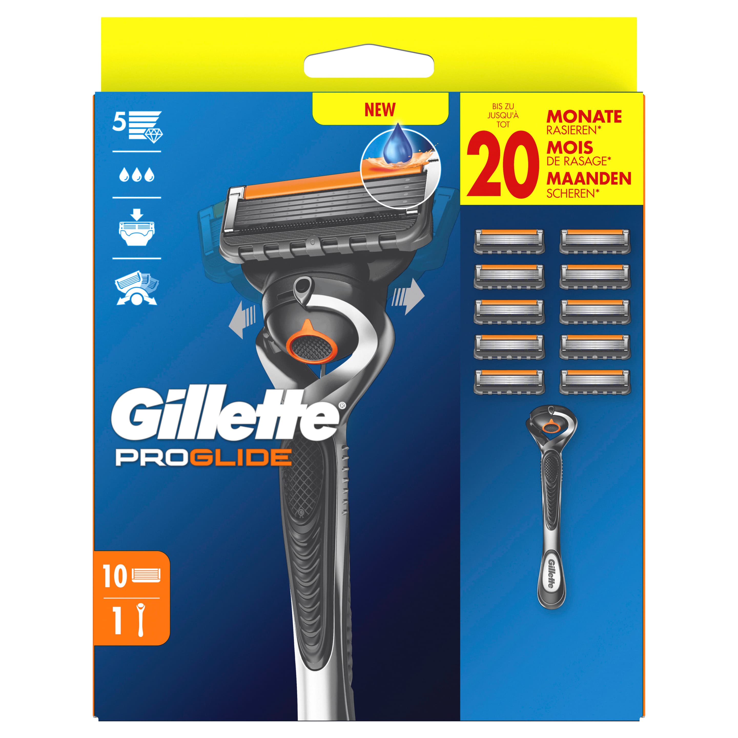 Gillette PROGLIDE Rasierer Flexball