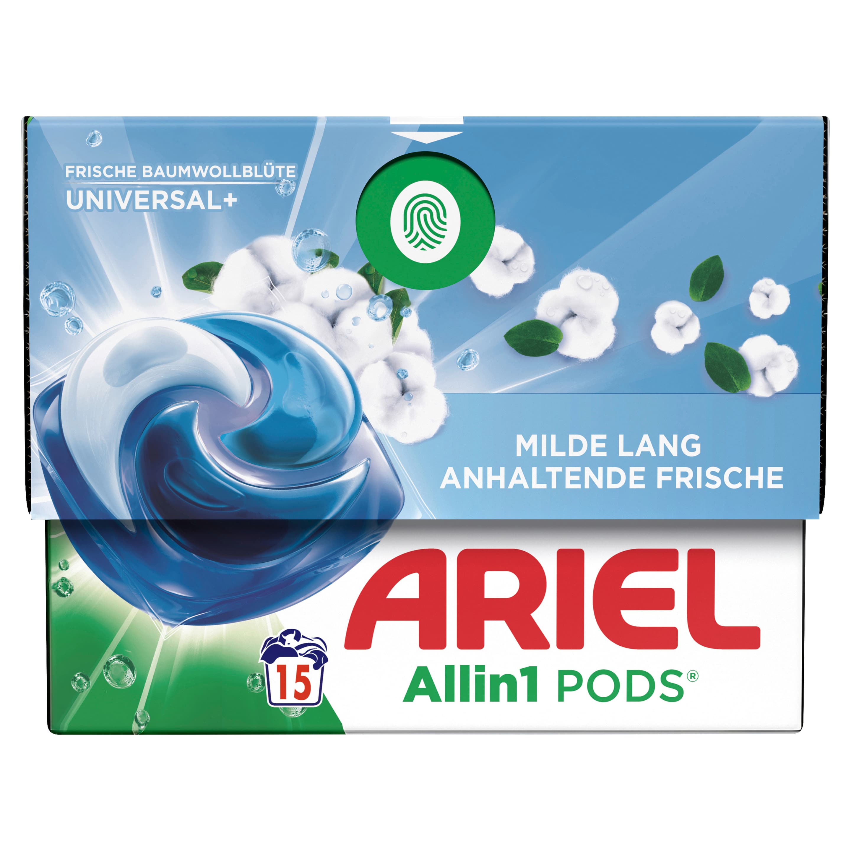 Ariel Universalwaschmittel Pods Baumwollblüte - 15WL