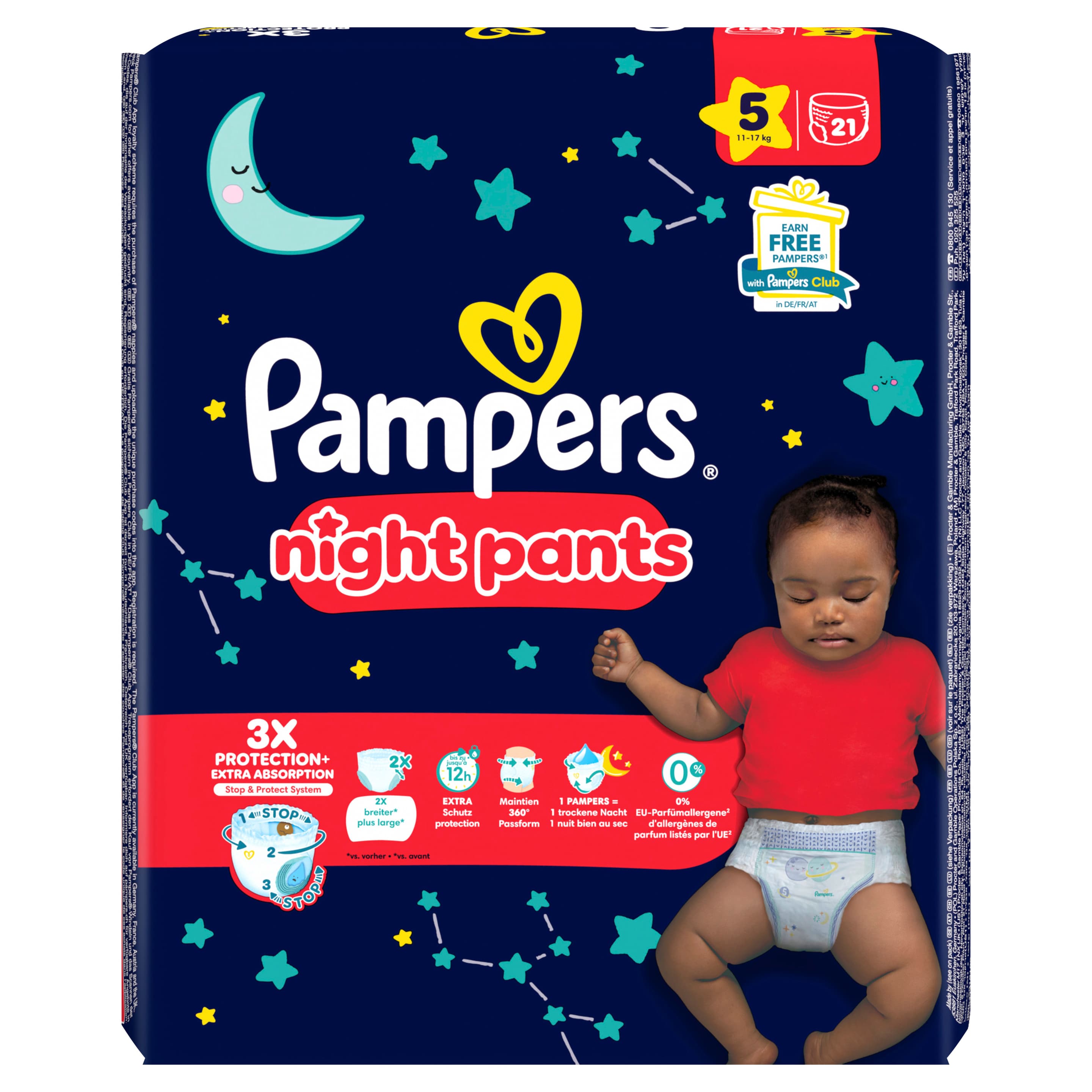 Pampers Windeln Night Pants Gr.5 Single Pack