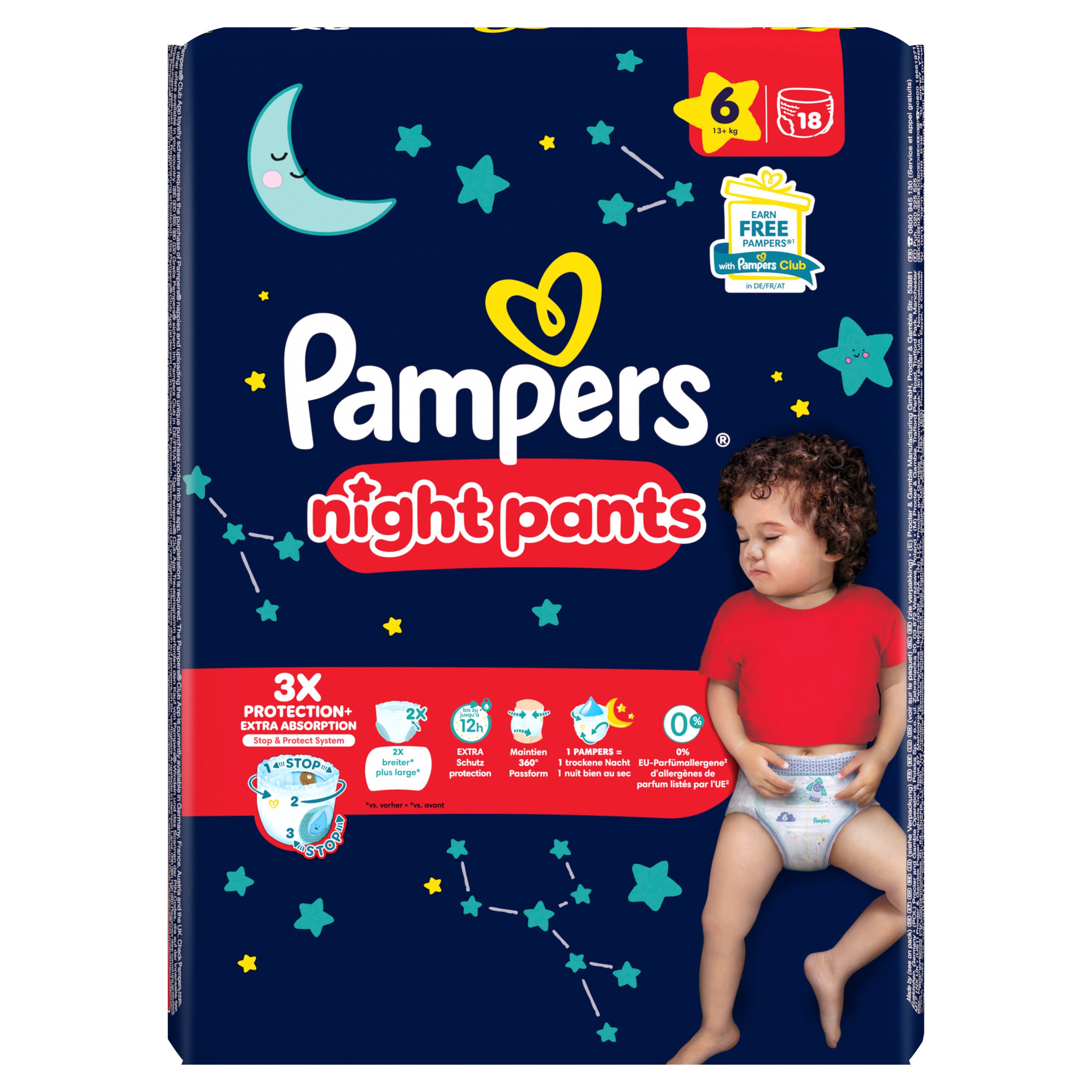Pampers Windeln Night Pants Gr.6 Single Pack