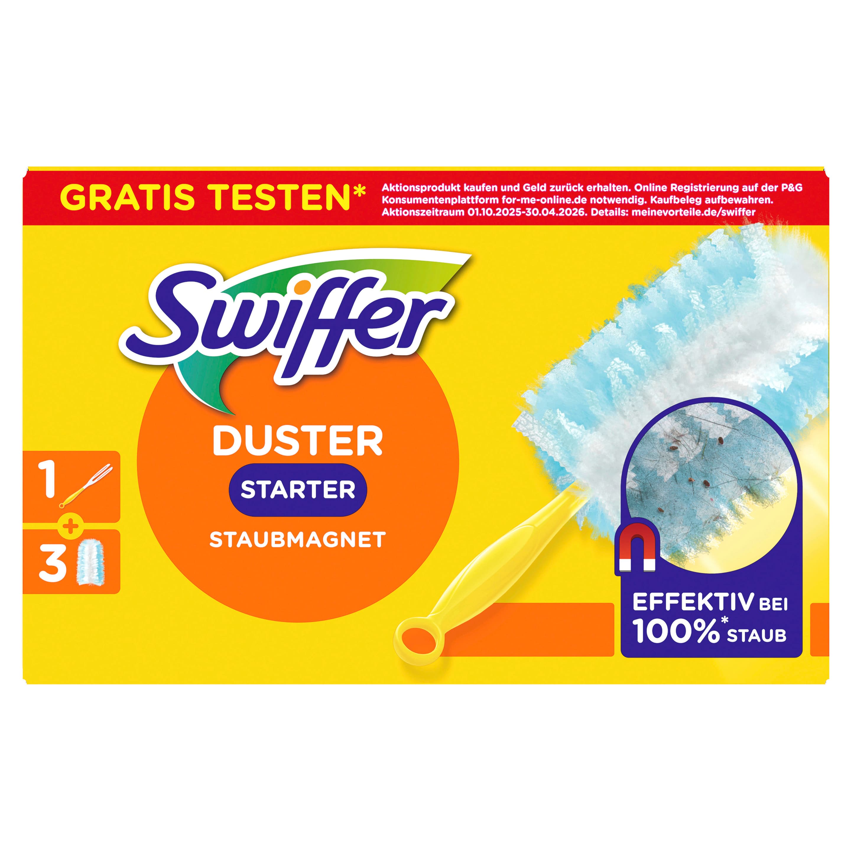 Swiffer Staubmagnet Starterset Griff + 3 Tücher online bestellen