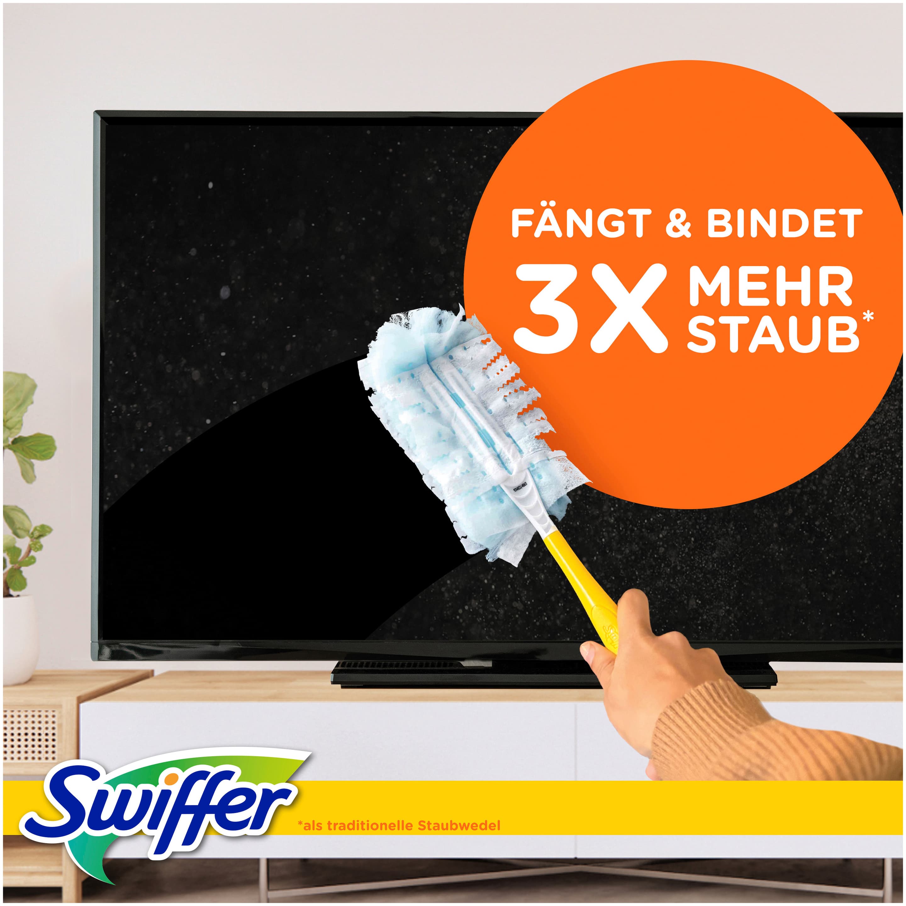 Swiffer Staubmagnet Starterset Griff + 3 Tücher mit Duft online bestellen