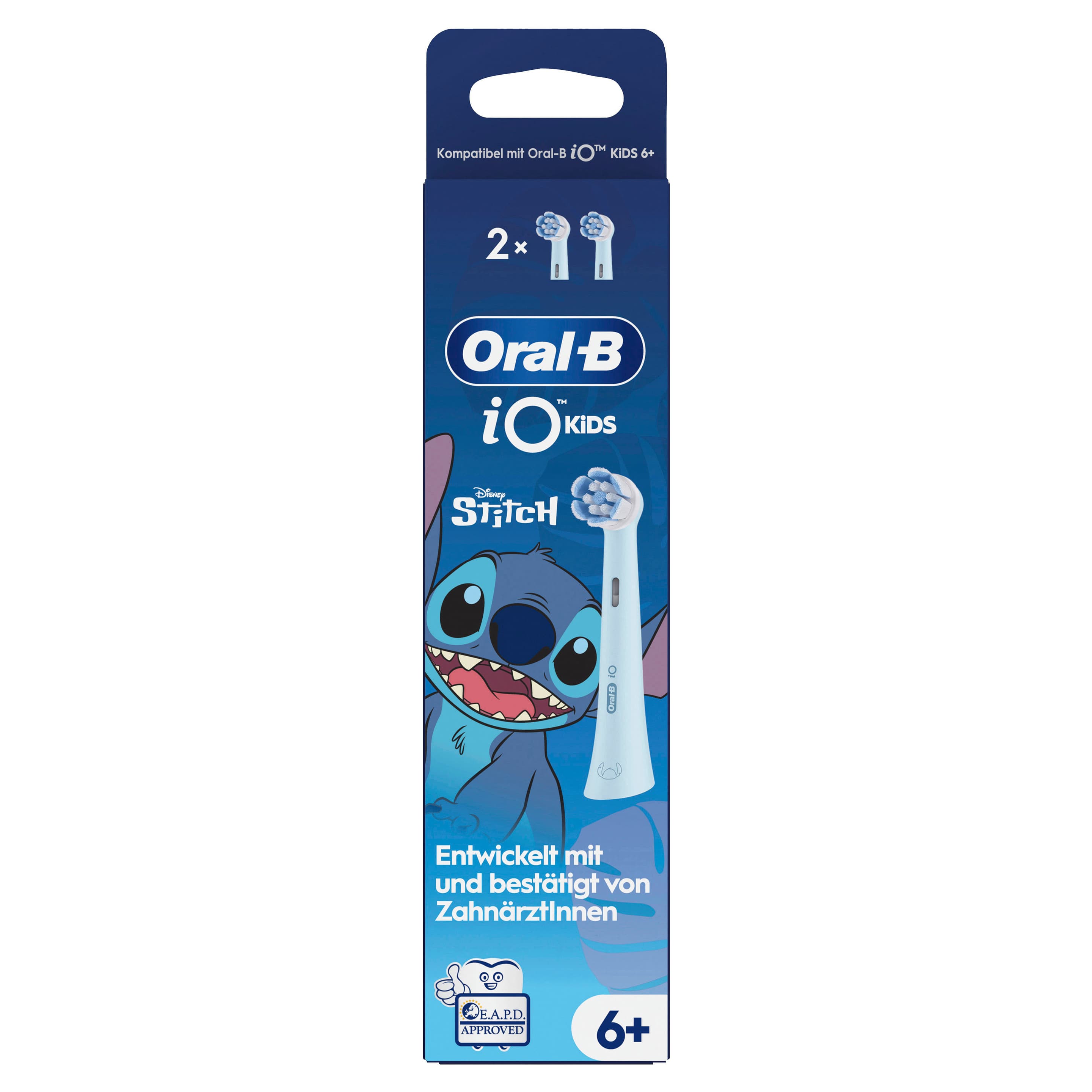 Oral-B Aufsteckbürsten iO Sanfte Reinigung Kids Stitch