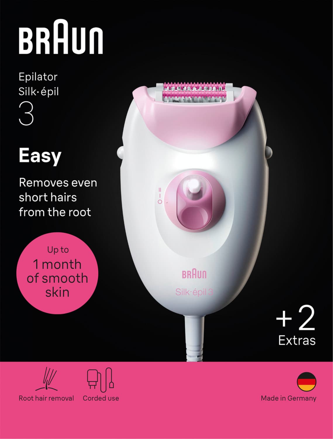 BRAUN Epilierer Silk-épil 3 SE3-031