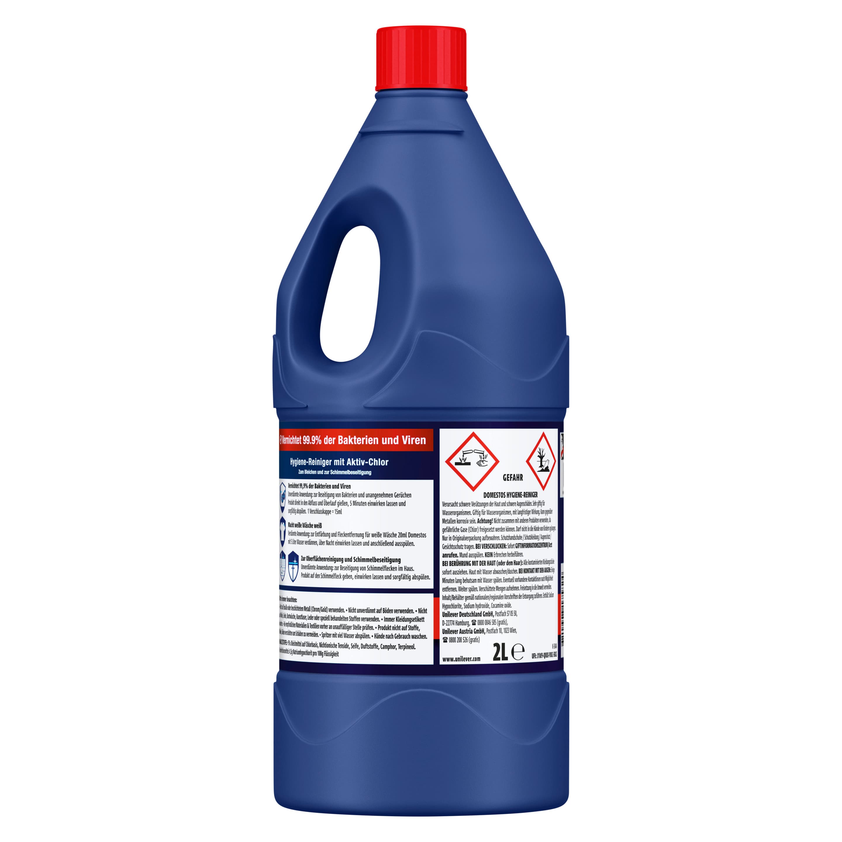 Domestos Hygiene-Reiniger mit Aktiv-Chlor effiziente Schimmelbeseitigung online bestellen