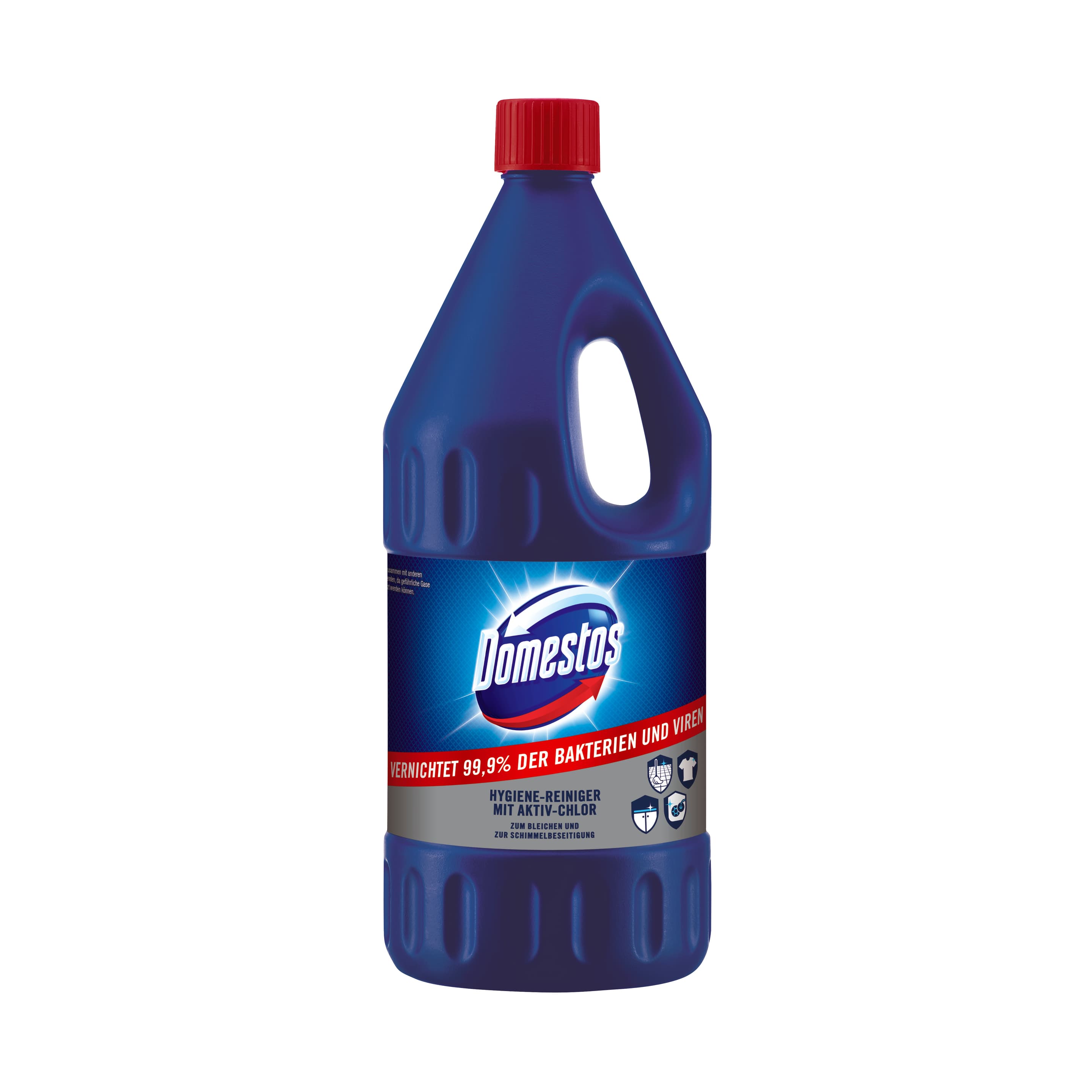 Domestos Hygiene-Reiniger mit Aktiv-Chlor effiziente Schimmelbeseitigung