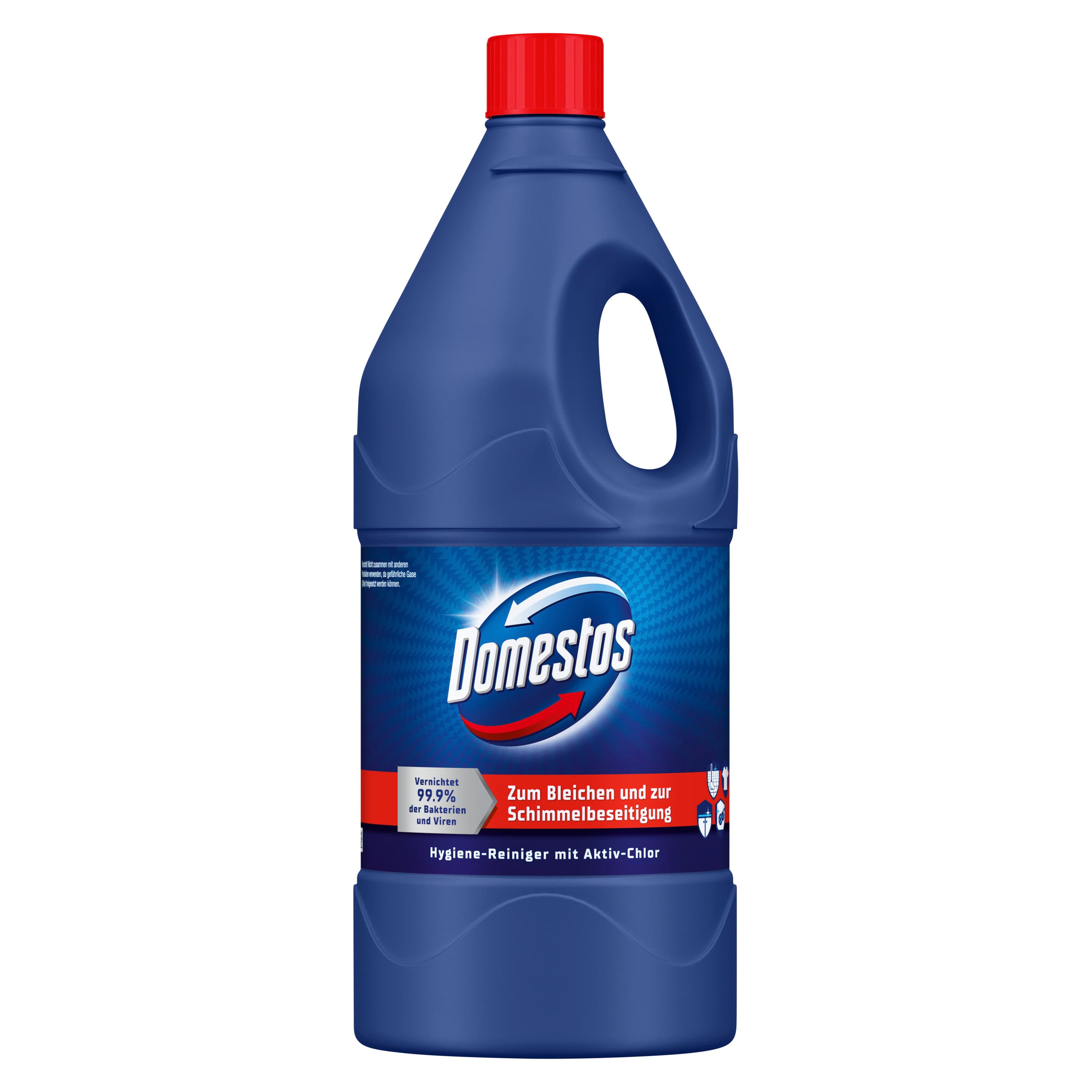 Domestos Hygiene-Reiniger mit Aktiv-Chlor effiziente Schimmelbeseitigung