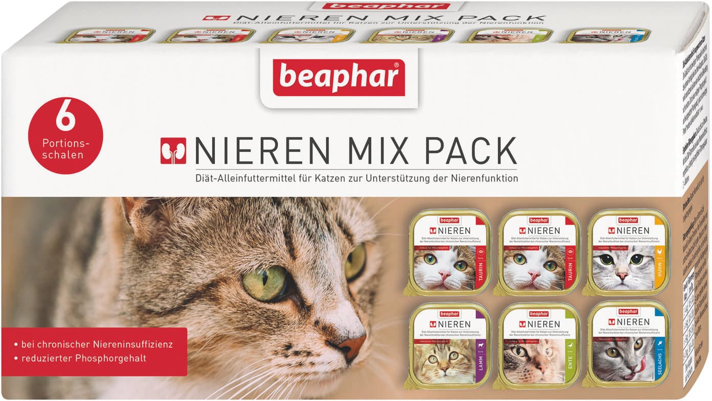 beaphar Katzentrockenfutter Nierendiät Mix Pack