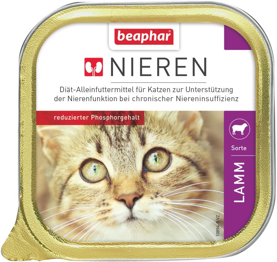 beaphar Katzennassfutter Nierendiät Lamm