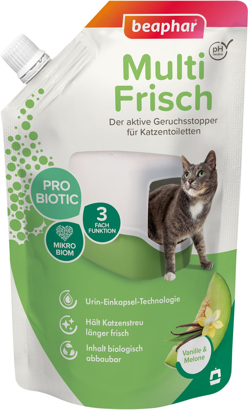 beaphar Katzenstreu Multi Frisch Vanille & Melone