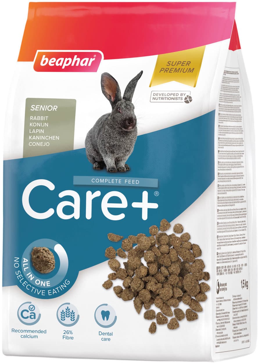 beaphar Nagertrockenfutter Care+ Kaninchen Senior