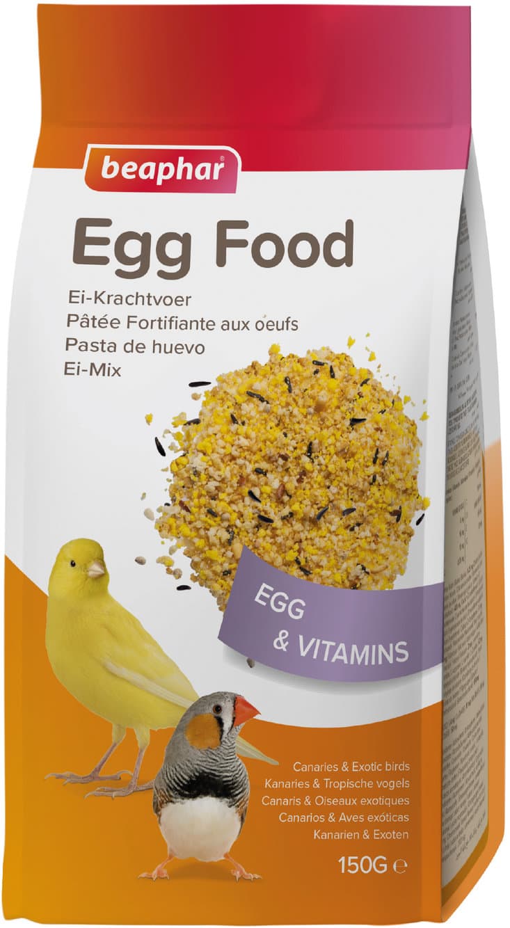 beaphar Vogeltrockenfutter Ei-Mix für Kanarien & Exoten