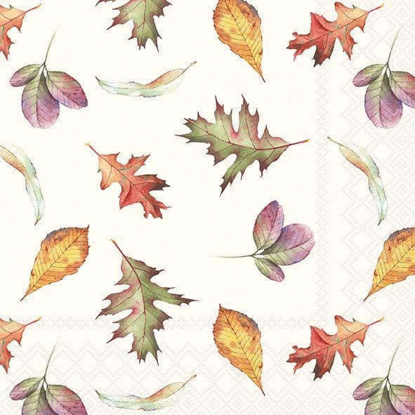 Bella Casa Servietten Falling Leaves 33x33cm