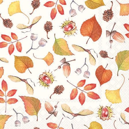 Bella Casa Servietten Autumn Details 25x25cm