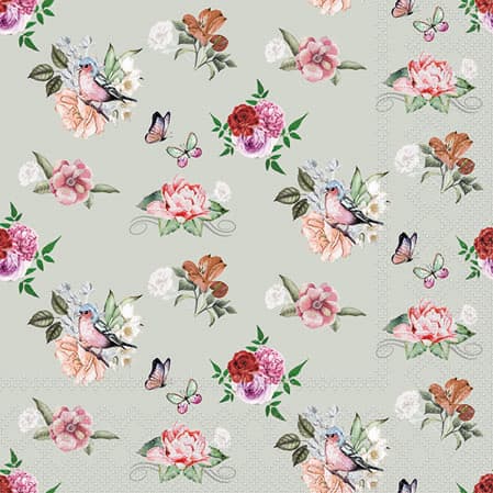 Bella Casa Servietten Charlotte Stone 25x25cm