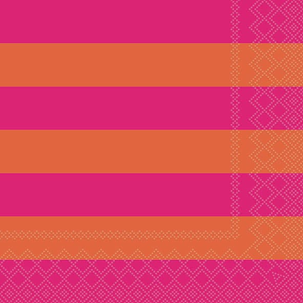 Bella Casa Servietten Stripe 33x33cm