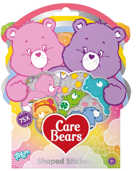 Totum Care Bears Sticker-Set mit 75 Glücksbärchis Aufklebern