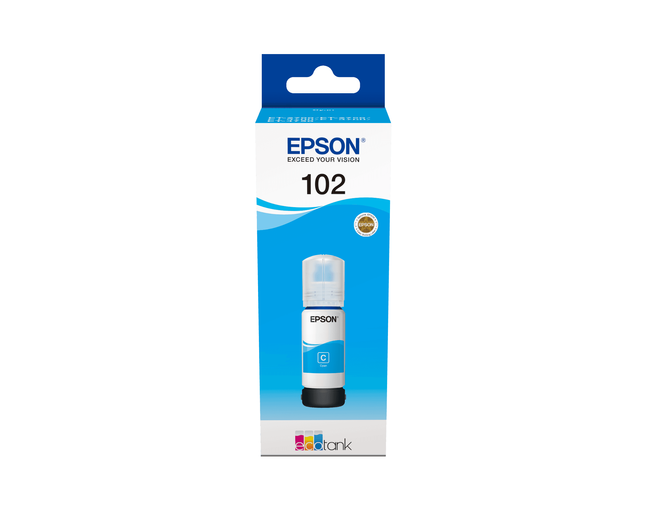 EPSON Druckerpatrone 102 EcoTank Cyan ink bottle