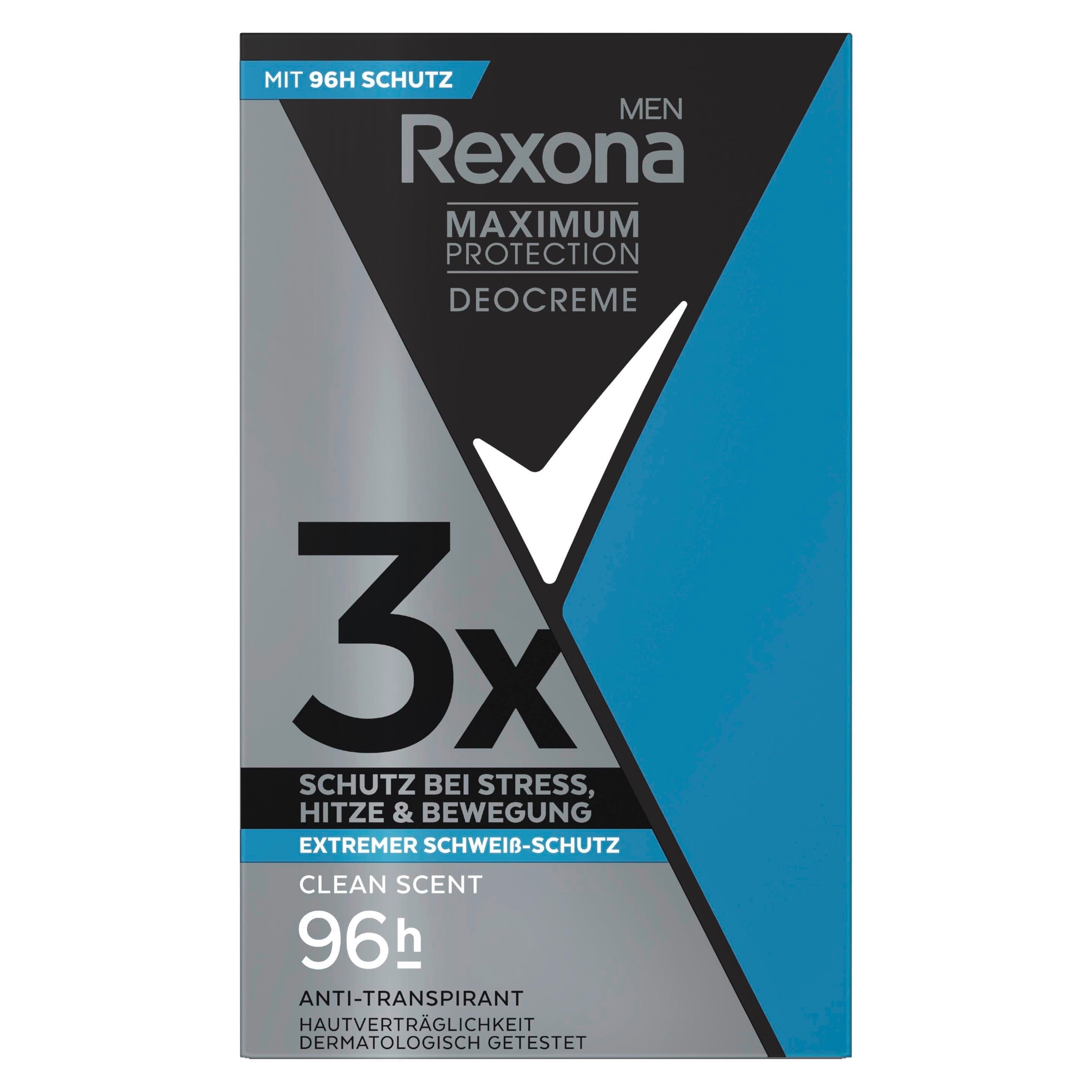 Rexona Maximum Protection Men Deo Cremestick Anti-Transpirant Clean Scent