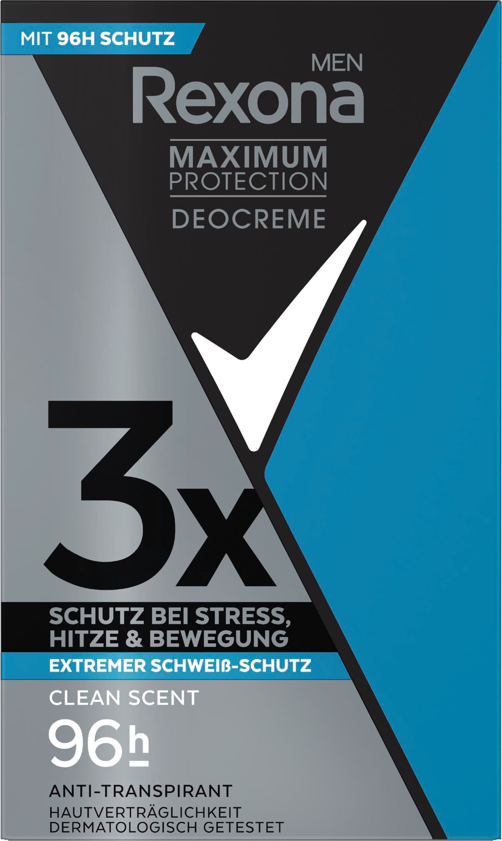 Rexona Maximum Protection Men Deo Cremestick Anti-Transpirant Clean Scent