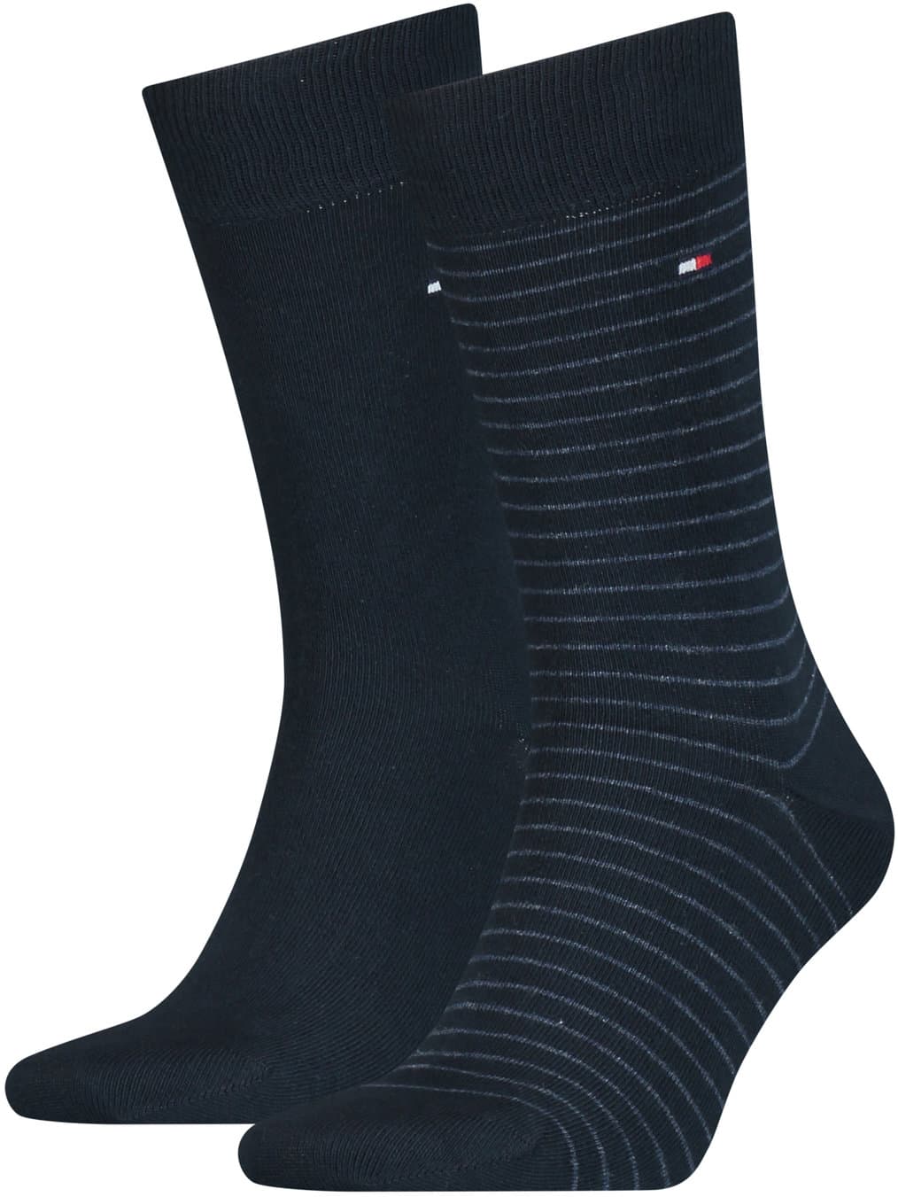 TOMMY HILFIGER Herren Socken Small Stripe 2er Pack