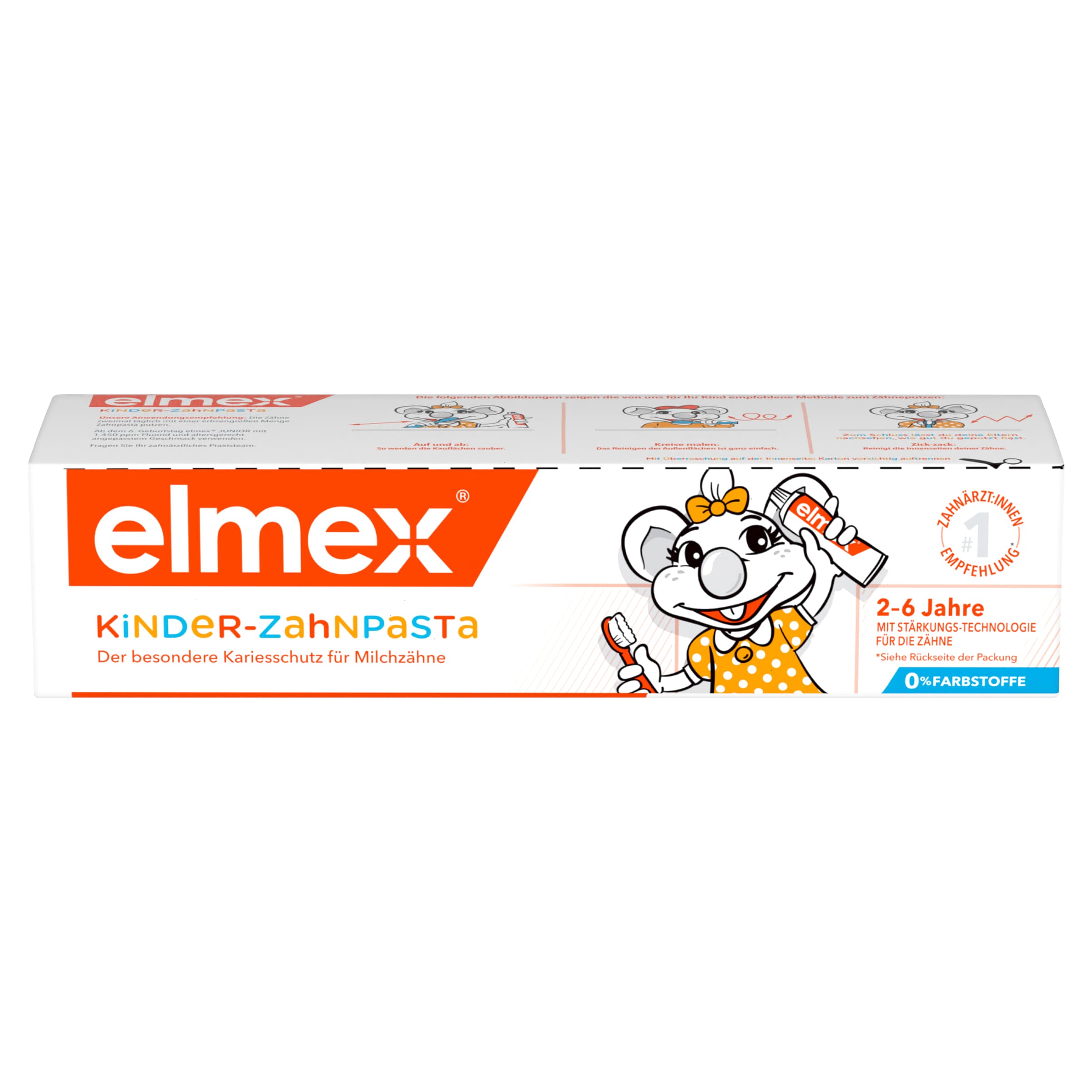 elmex Kinderzahnpasta 2-6 Jahre – mit Aminfluorid