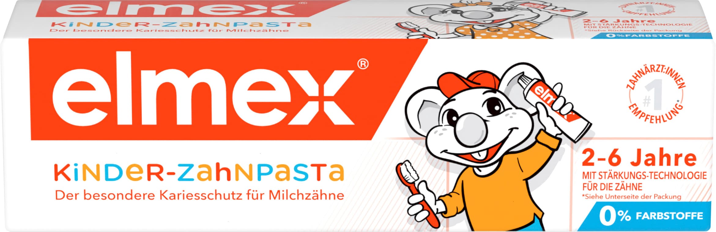 elmex Kinderzahnpasta 2-6 Jahre – mit Aminfluorid