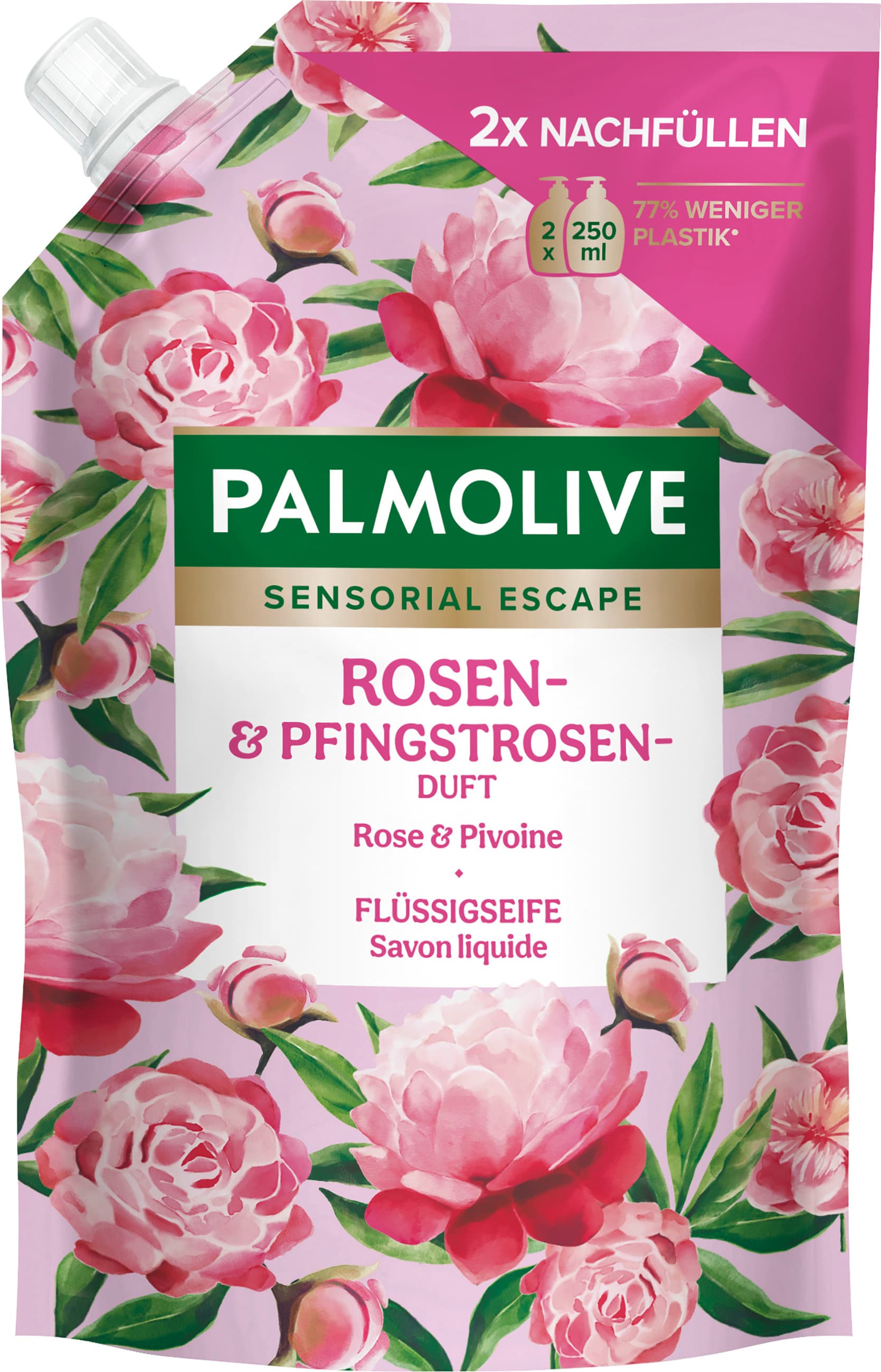 Palmolive Sens Escape Fluessig Seife Moroccan Rose & Peony