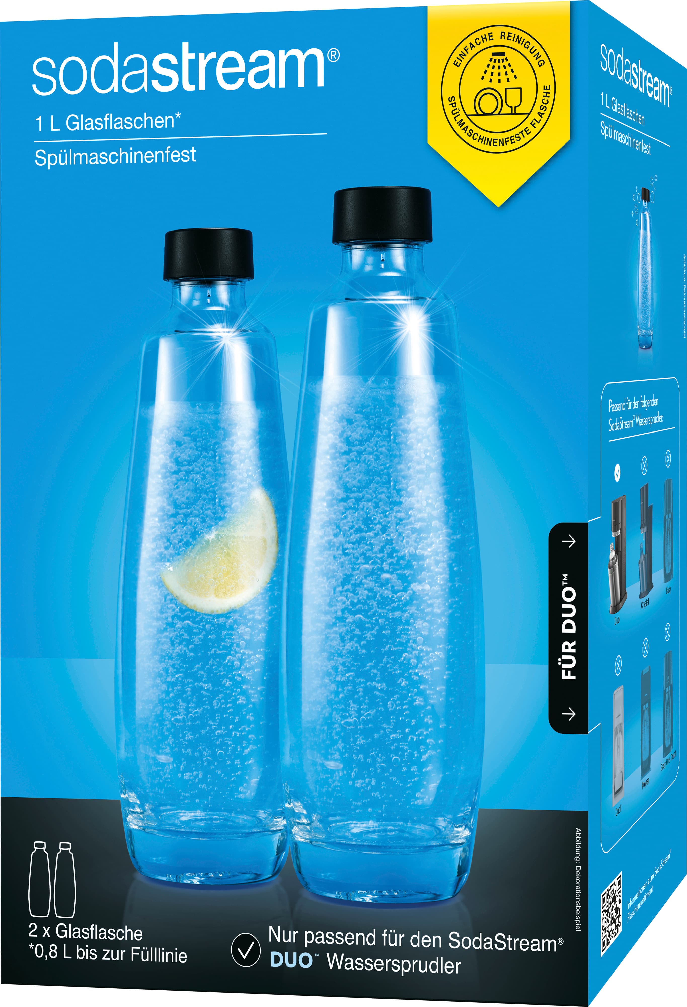 SodaStream® Glasflaschen Duo 2er Set