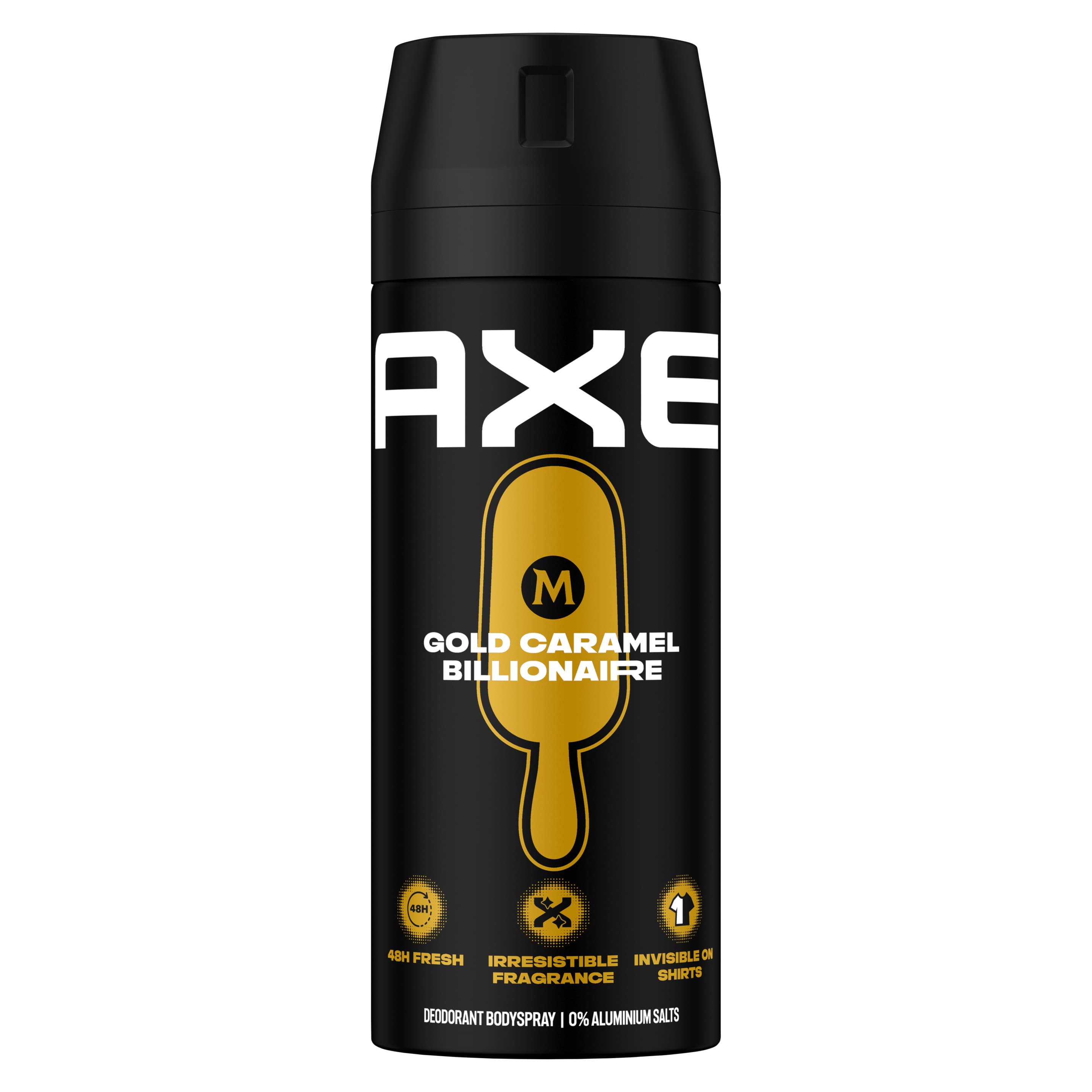 AXE Bodyspray Magnum Gold Caramel Billionaire ohne Aluminiumsalze