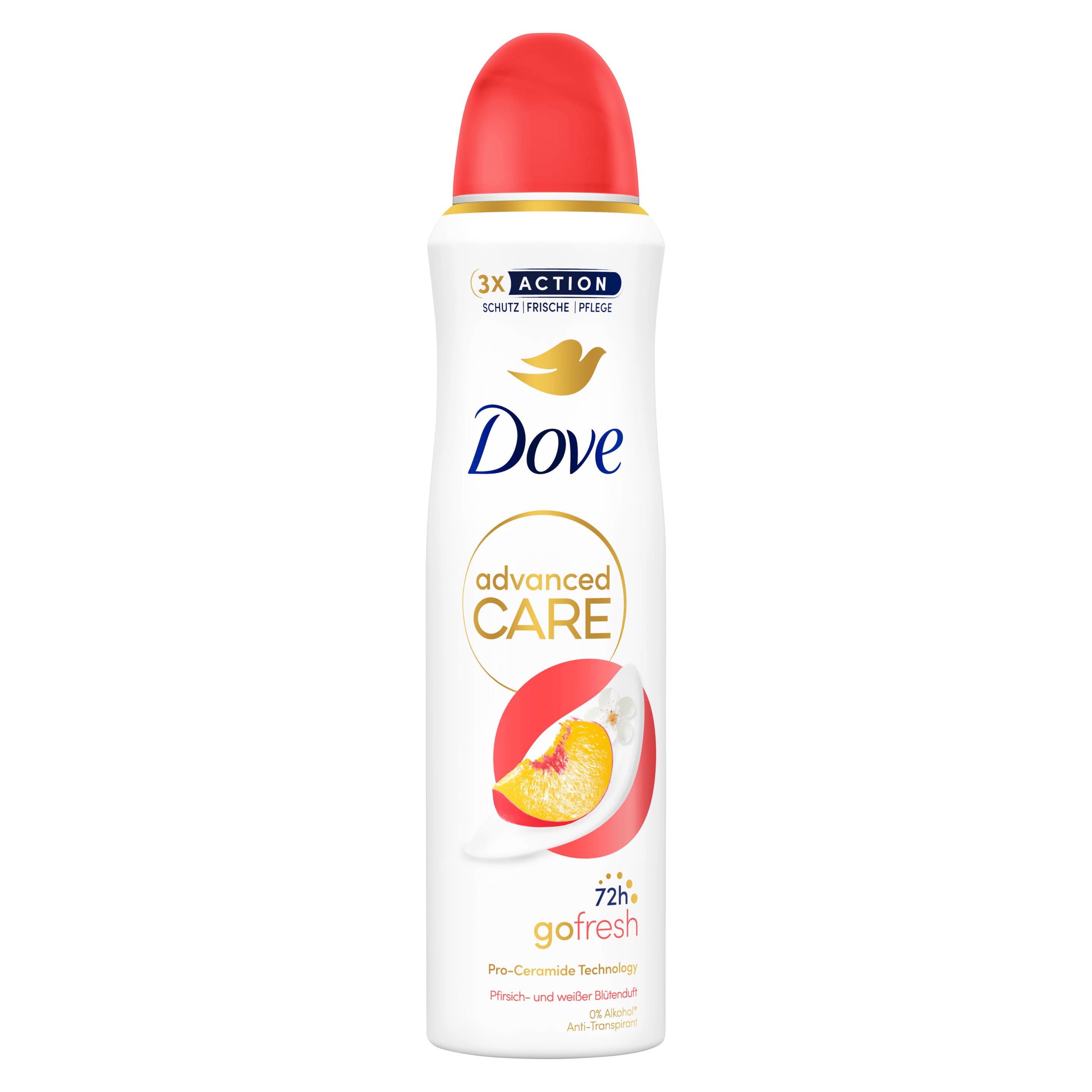 Dove advanced CARE Anti-Transpirant Pfirsich & weißer Blütenduft