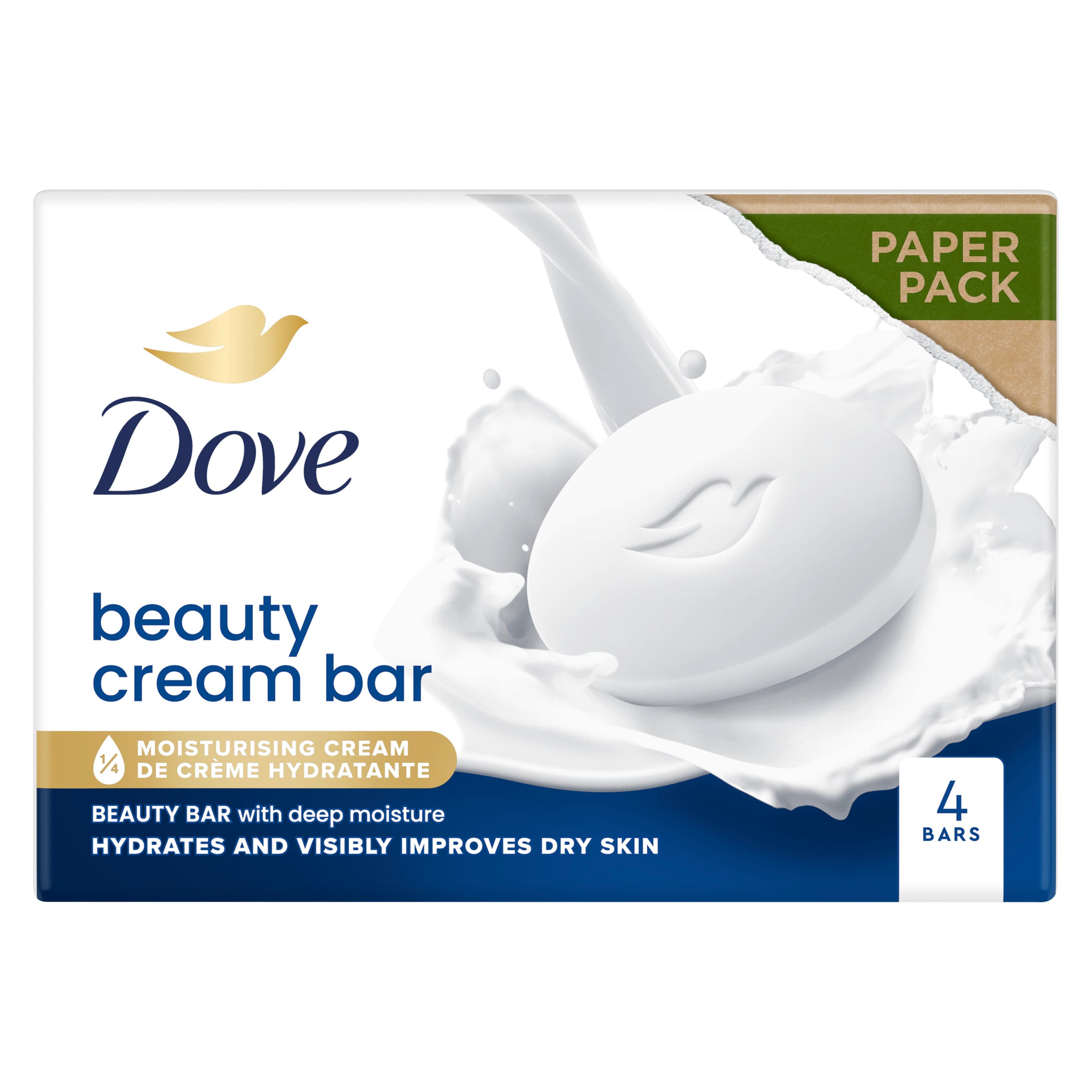 Dove Waschstück Beauty Cream Bar Seife 4er Pack