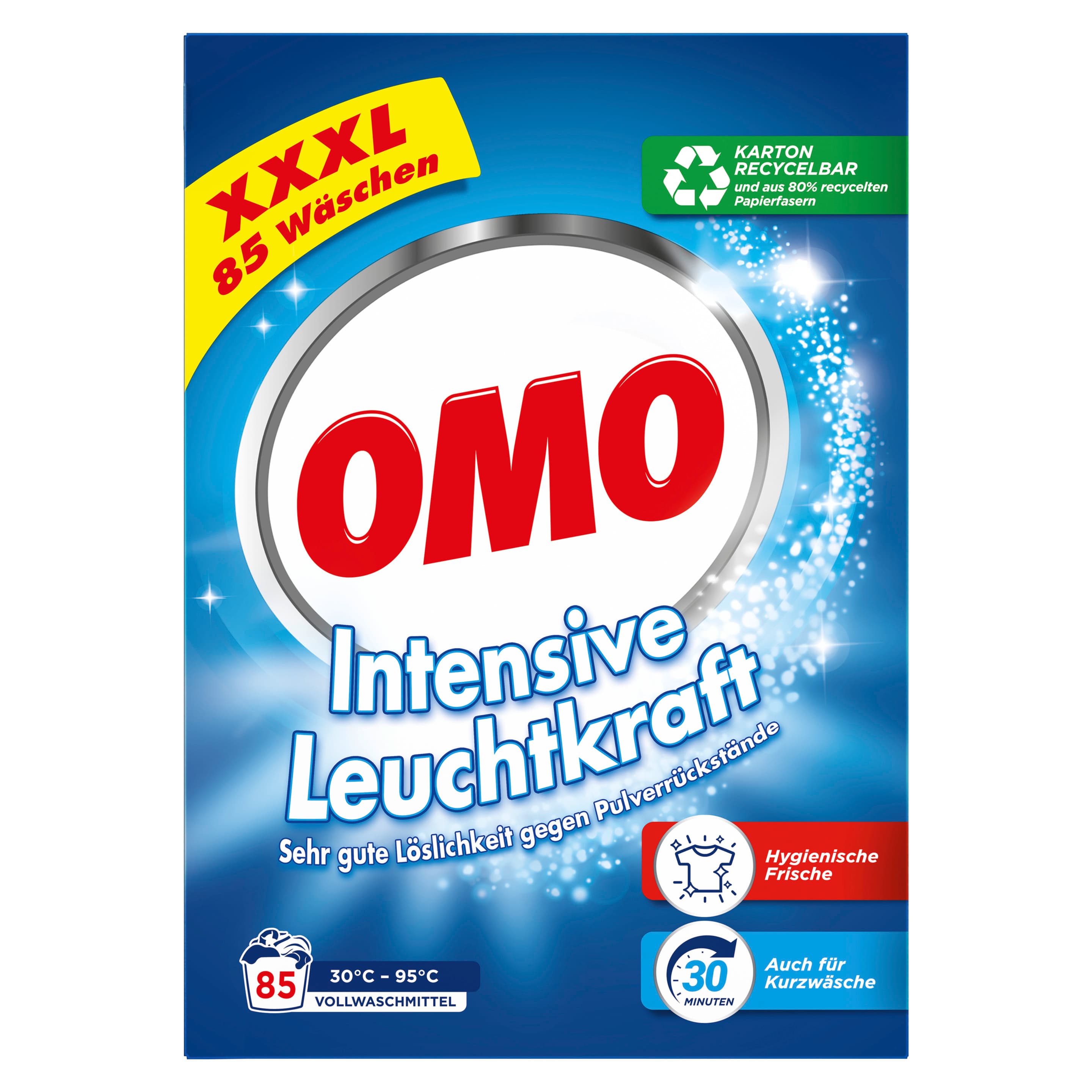 OMO Vollwaschmittel Pulver Intensive Leuchtkraft