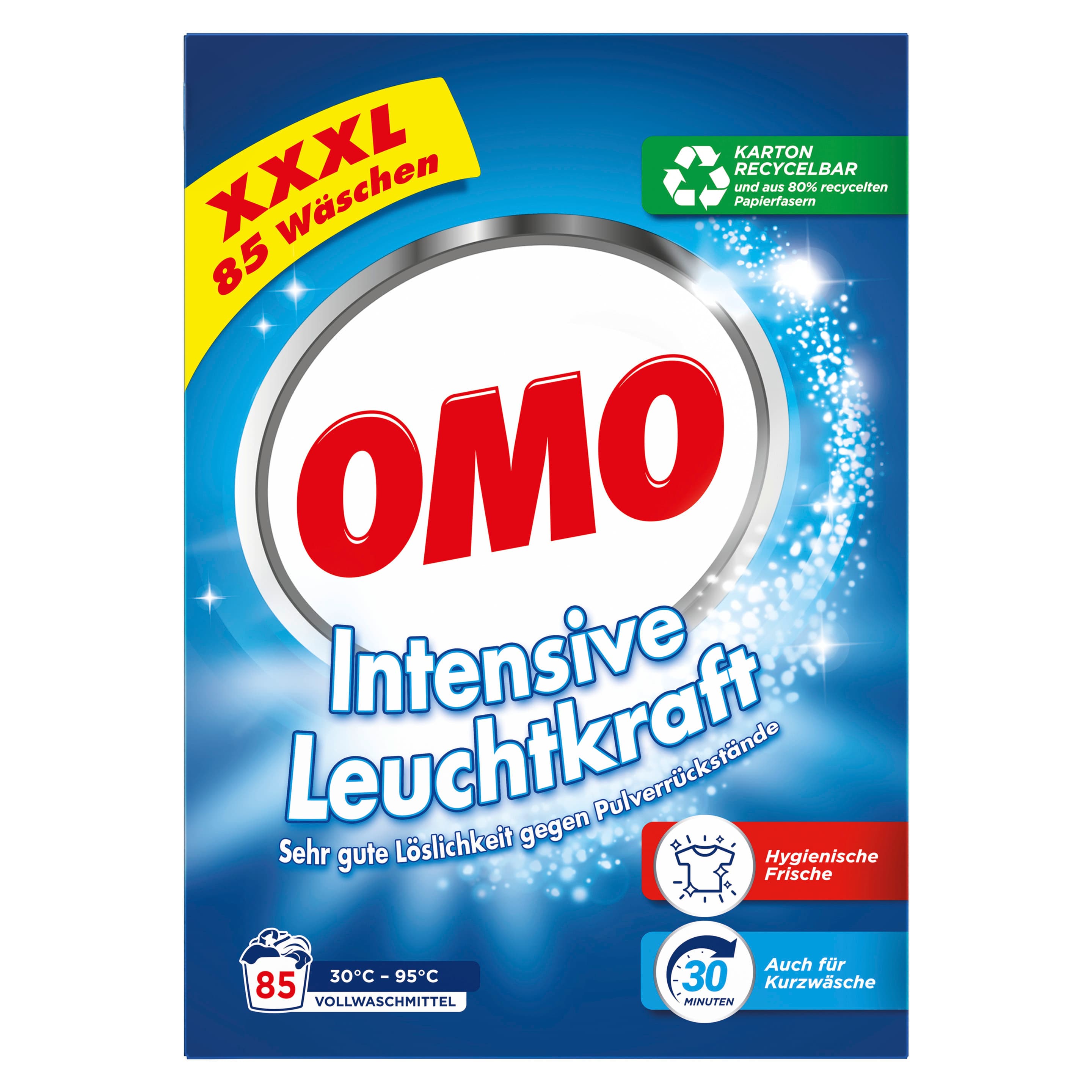 OMO Vollwaschmittel Pulver Intensive Leuchtkraft
