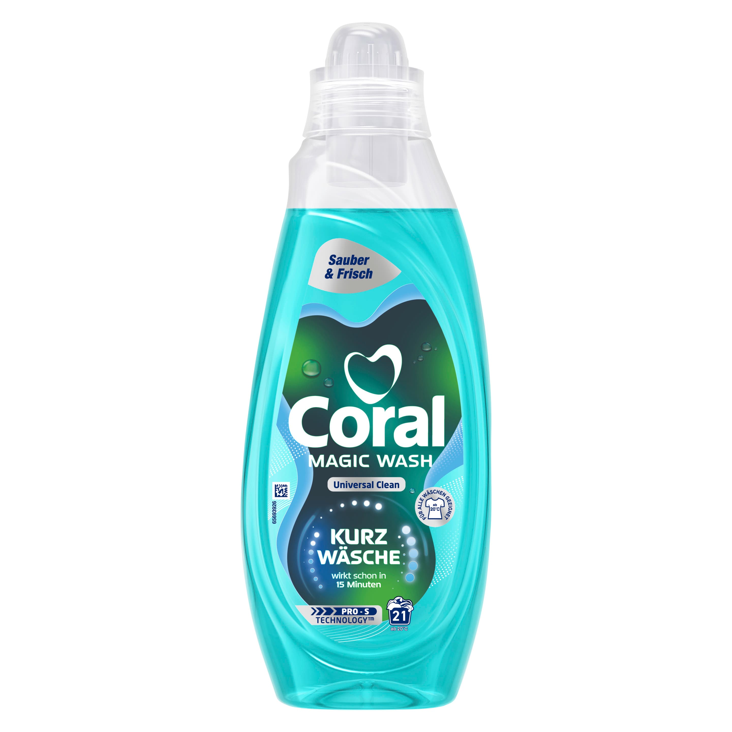Coral Flüssigwaschmittel Magic Wash Universal Clean 21 WL