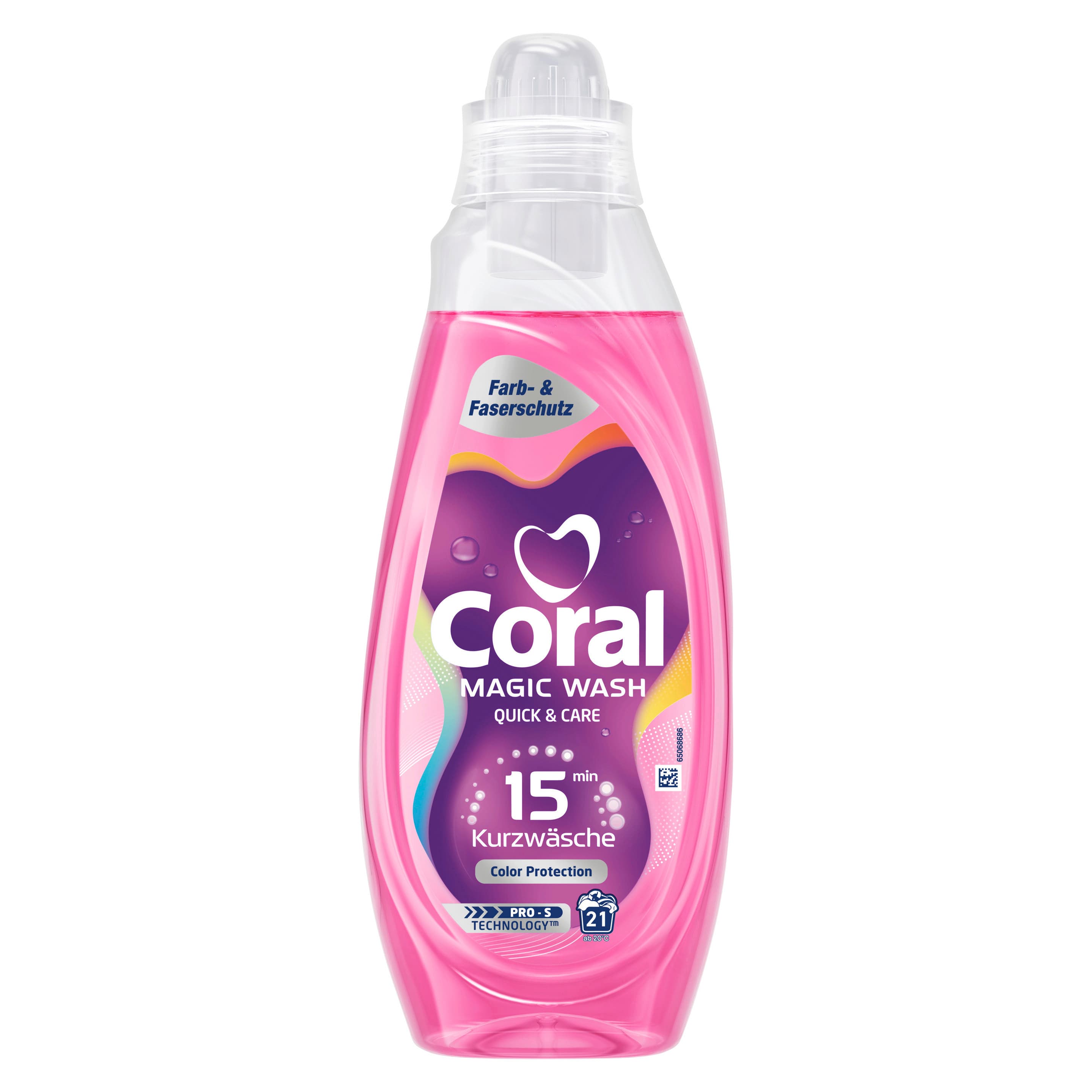 Coral Flüssigwaschmittel Magic Wash Color Protection 21 WL