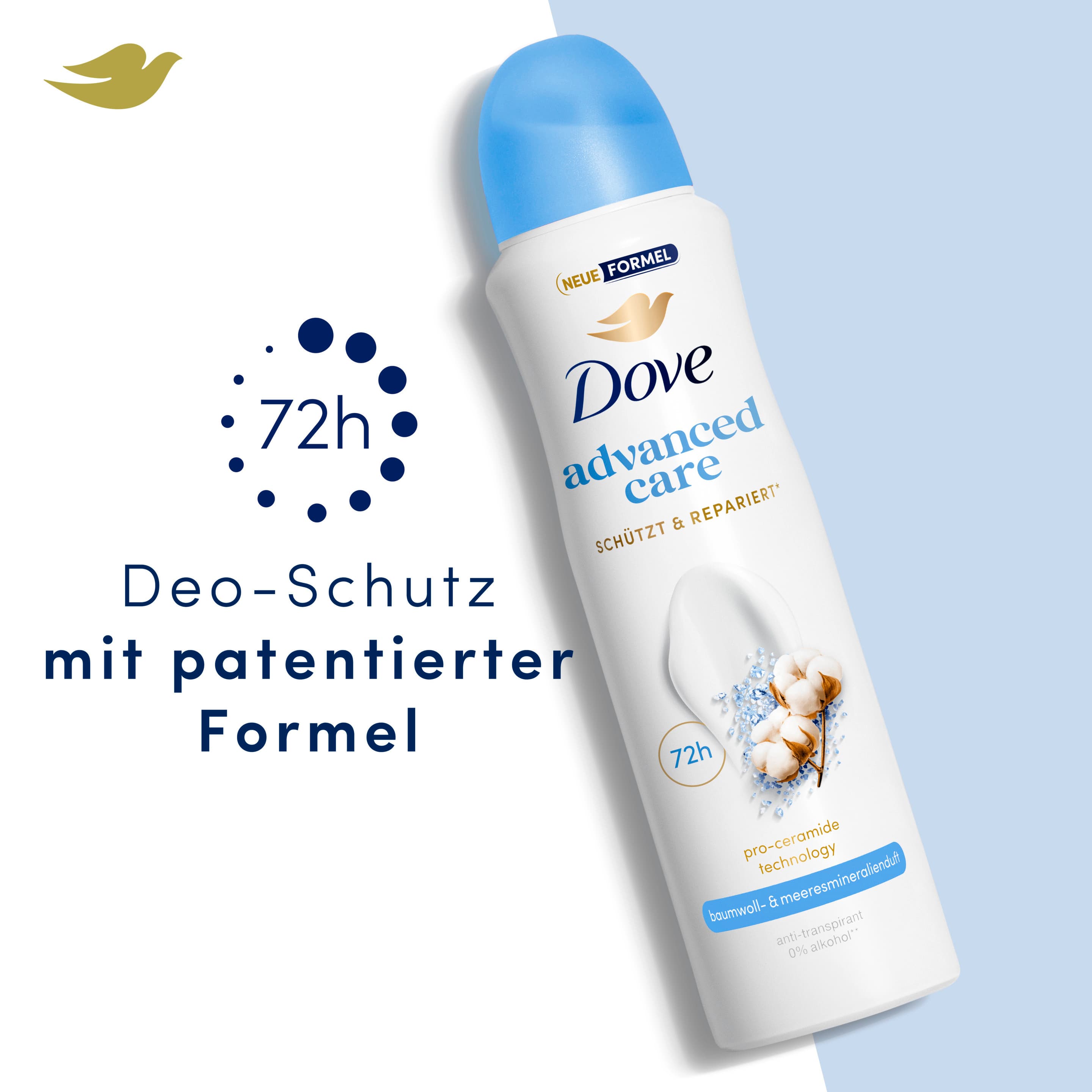 Dove Deo Advanced Care Baumwoll & Meresmineralienduft online bestellen