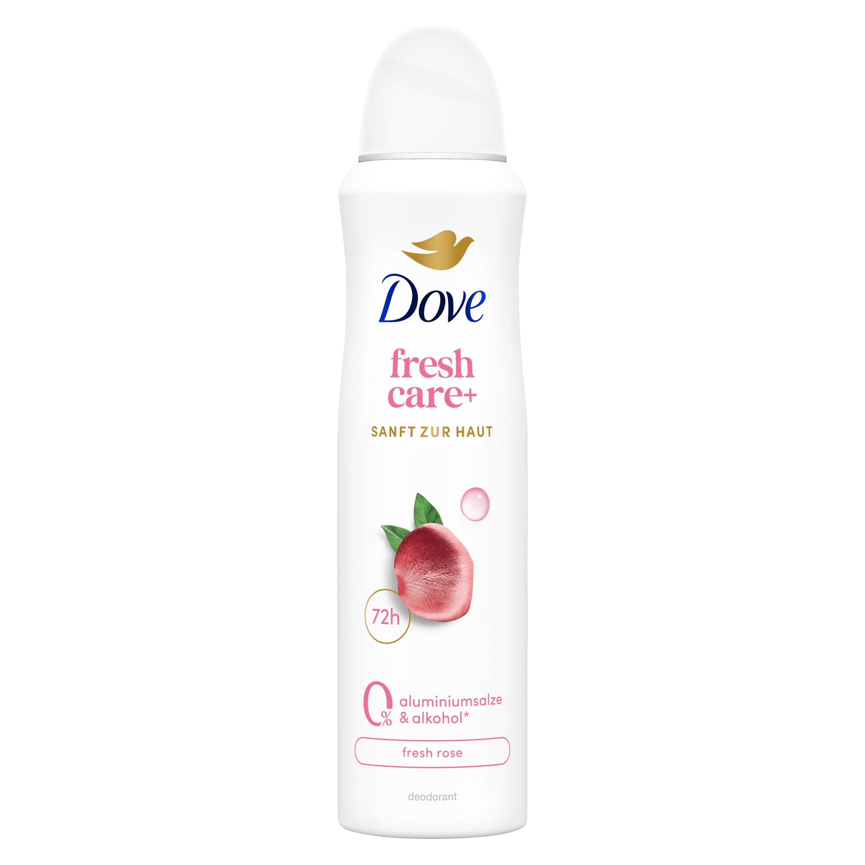 Dove Deodorant-Spray mit Zink-Komplex Rosenduft 0% Aluminiumsalze