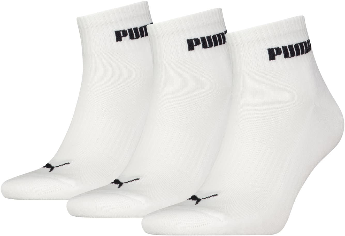 PUMA Unisex Socken Cushioned Next Quarter 3er Pack
