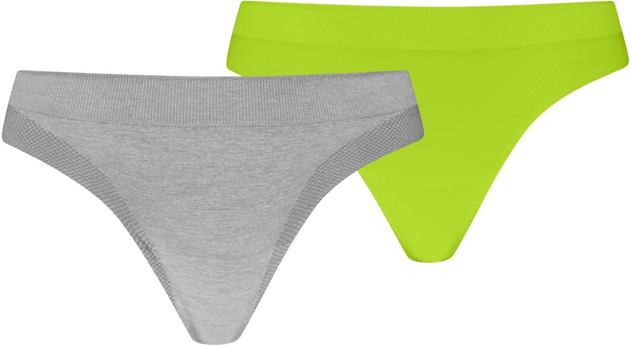 PUMA Damen Unterhose Sport String 3D Knit 2er Pack