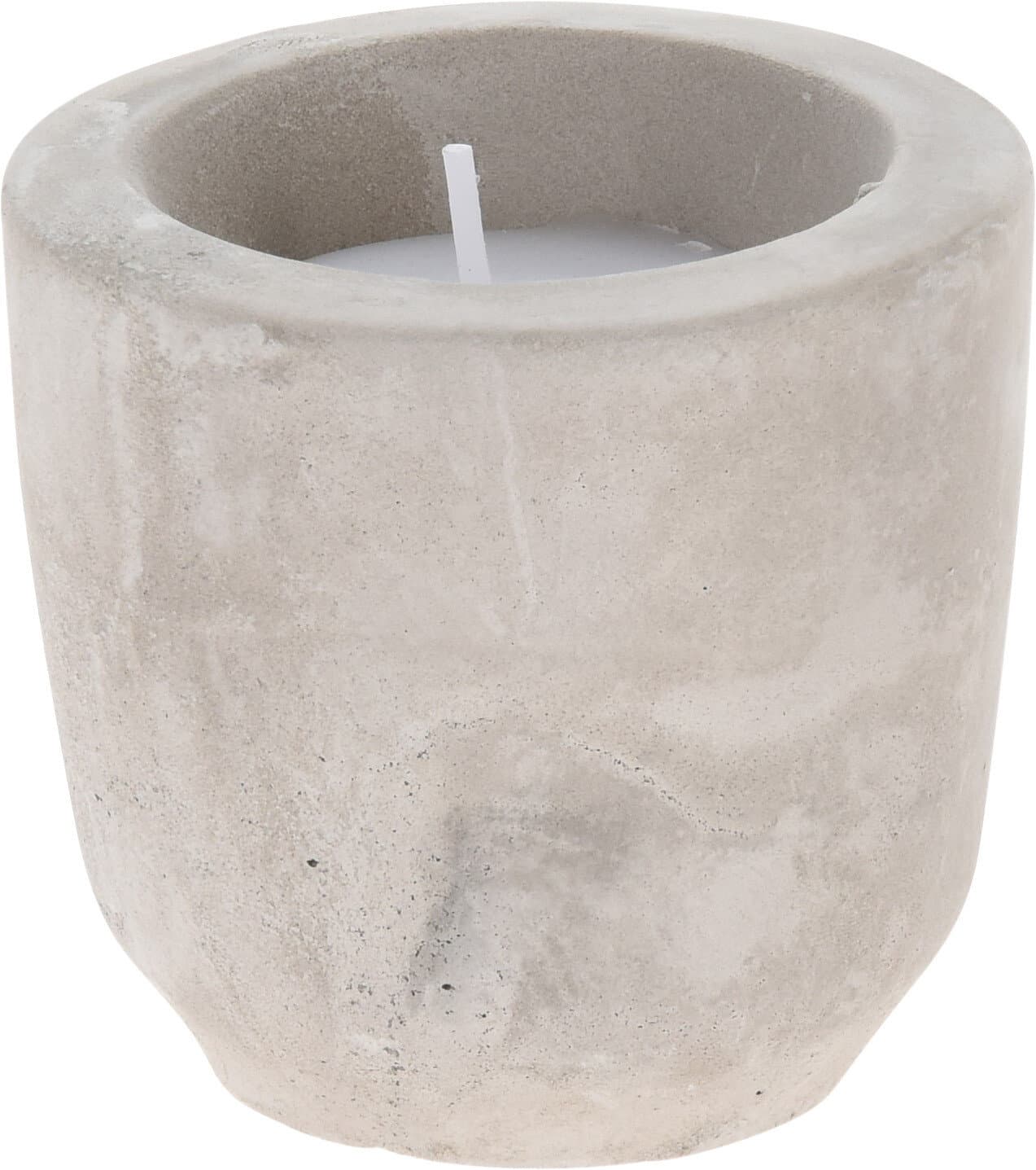 Citronella Kerze in Zementtopf