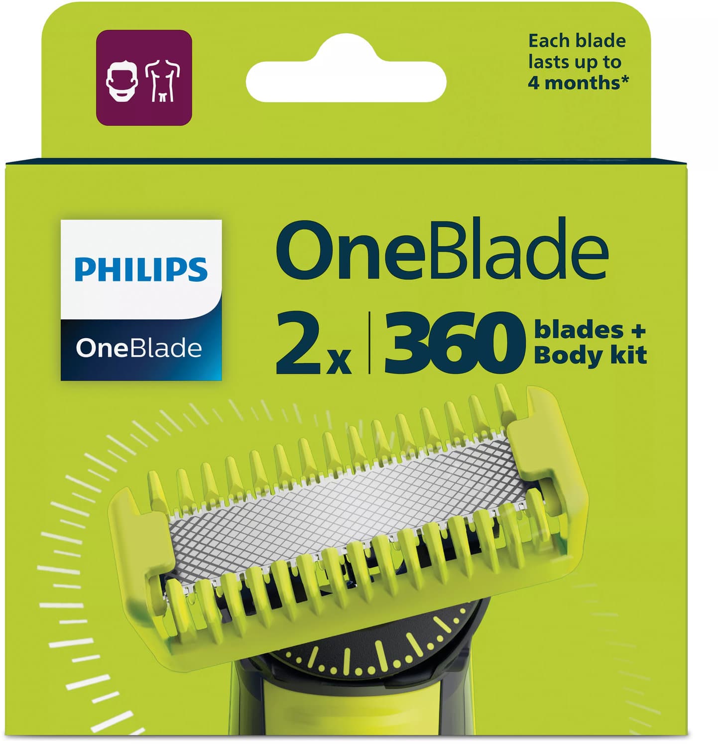 PHILIPS Norelco OneBlade Ersatzklinge