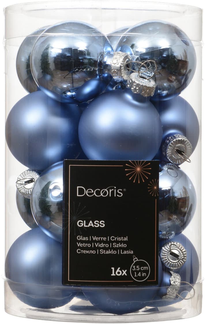 Decoris Glaskugeln Ø3,5cm