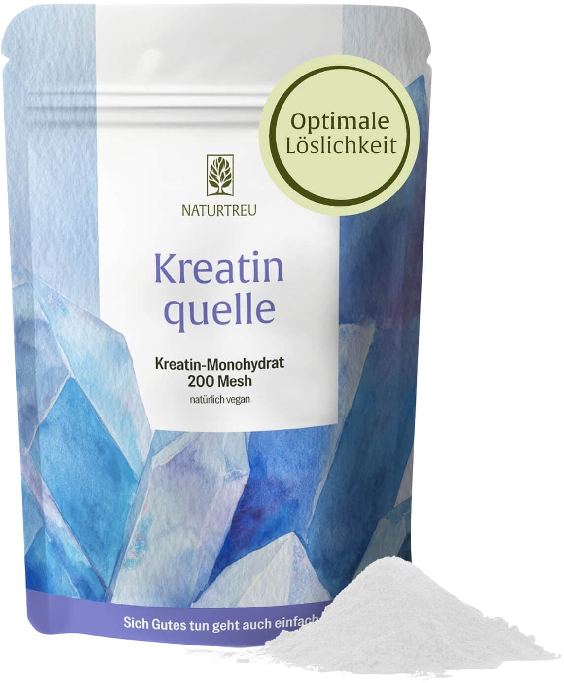 NATURTREU Kreatinquelle Kreatin-Monohydrat 200 Mesh
