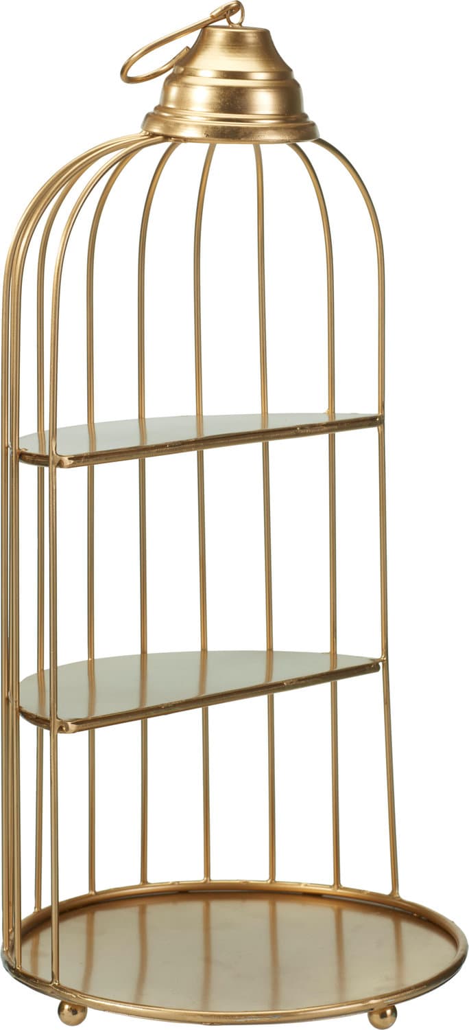 Dekoaufsteller Käfig H=42cm