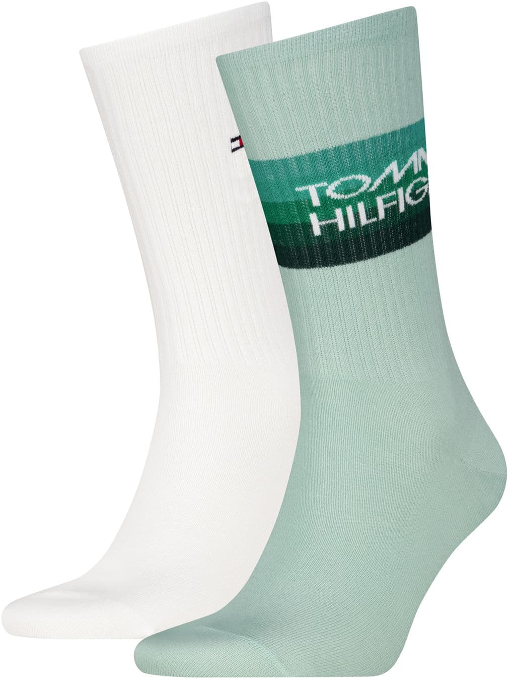 TOMMY HILFIGER Herren Tennissocken TH Logo 2er Pack