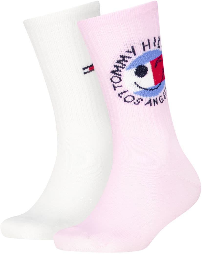 TOMMY HILFIGER Kinder Socken Sport Tommy Smiley 2er Pack