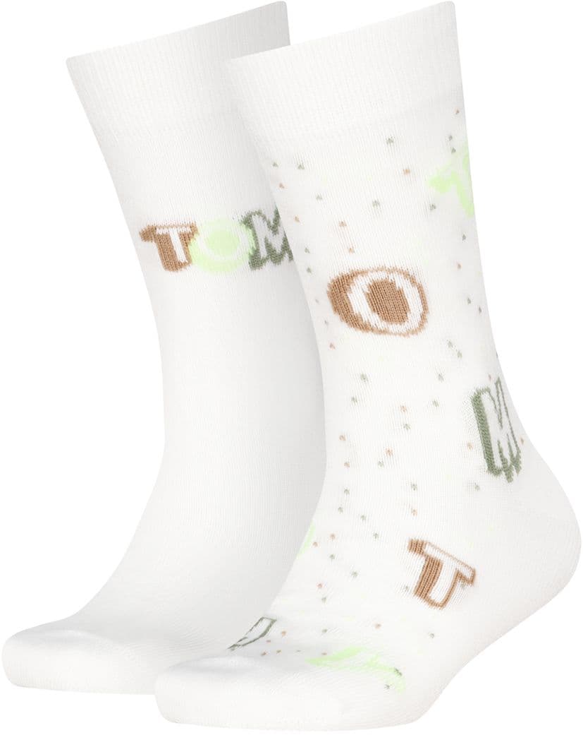 TOMMY HILFIGER Kinder Socken Aop Letters 2er Pacck